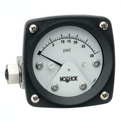 NOSHOK 40-500-100-PSI/BAR-1/4-AP-SG-SSFF