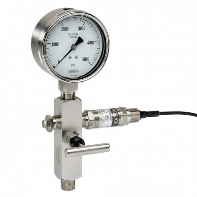 NOSHOK 25-400-5000-PSI/BAR-ST5