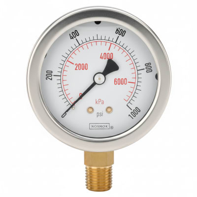 NOSHOK 40-500-3000-PSI-SSFF-AP-SG