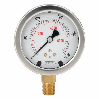 NOSHOK 40-400-3000-PSI-MIP-SSFF