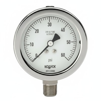 NOSHOK 40-500-3000-PSI/KG/CM2-SSFF