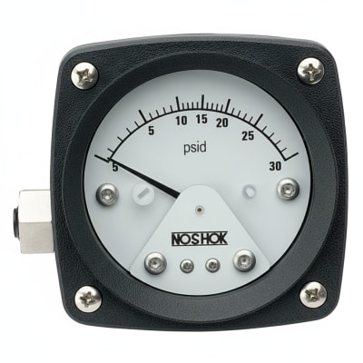 NOSHOK 25-300-30/15-PSI/BAR-CFF-MIP-BT8
