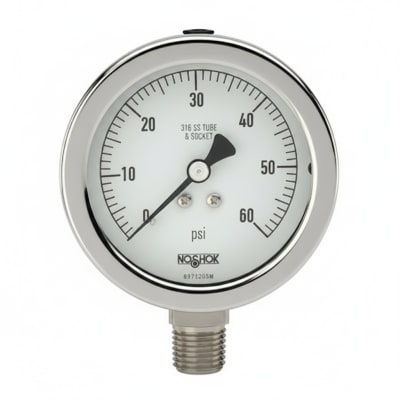 NOSHOK 40-400-10000-PSI/BAR-MIP-SSRF