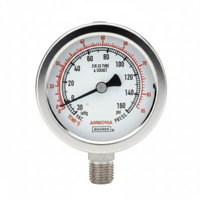 NOSHOK 40-410-100-PSI/BAR-1/4-MIP-SSRF