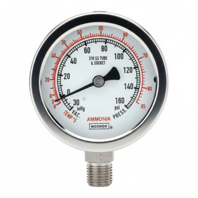 NOSHOK 40-500-100-PSI/BAR-1/4-SSRF-MIP-CC