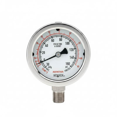 NOSHOK 40-500-100-PSI/KG/CM2-1/4-SSRF-MIP