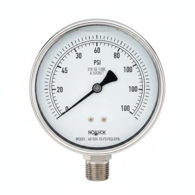 NOSHOK 40-500-15-PSI/KPA-SSRF-MIP-CC