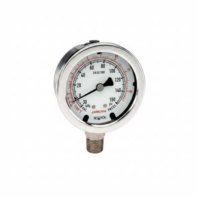 NOSHOK 40-500-100-PSI/BAR-1/4-AP-SG-SSRF-CC