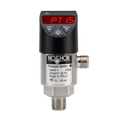NOSHOK 40-500-30/60-PSI/BAR-1/4-SSRF-MIP