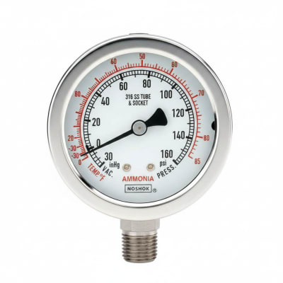 NOSHOK 40-500-100-PSI/KG/CM2-1/4-SSRF-MIP-CC