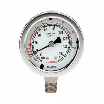 NOSHOK 40-500-60-PSI/BAR-1/4-SSRF-MIP-CC