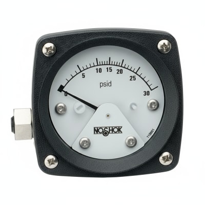 NOSHOK 40-510-400-PSI/BAR-1/4-SSRF-MIP-CC