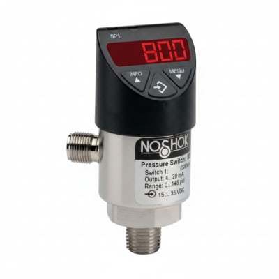 NOSHOK 40-500-1000-PSI/KG/CM2-1/4-SSRF-AP-MIP