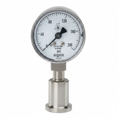 NOSHOK 40-500-100-PSI/KPA-1/4-AP-SG-SSRF-CC