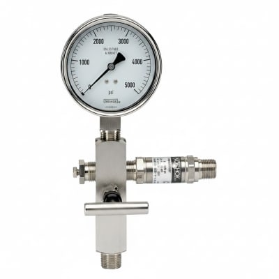 NOSHOK 40-500-3000-PSI/BAR-AP-SG-SSRF-CC