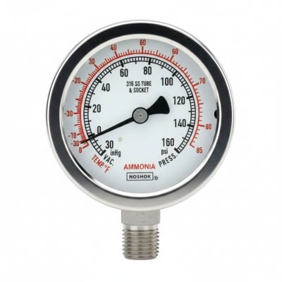 NOSHOK 40-500-2000-PSI/BAR-1/4-SSRF-AP-MIP-CC
