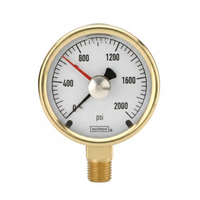 NOSHOK 25-300-7500-PSI/BAR-CFF-MIP-BT8