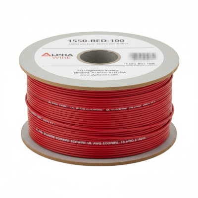 ALPHA WIRE 1550-RED-100