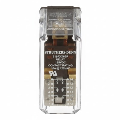 STRUTHERS DUNN RELAYS 219EXA69P-125VDC