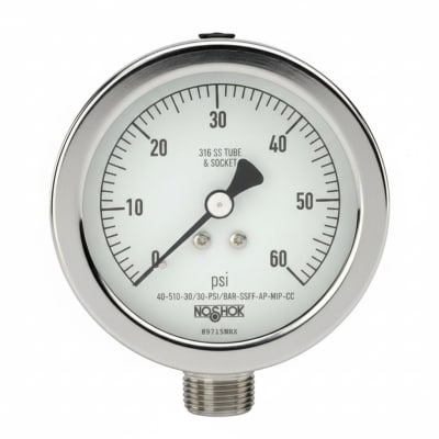 NOSHOK 40-510-30/30-PSI/BAR-SSFF-AP-MIP-CC