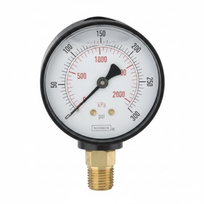 NOSHOK 40-500-800-PSI/KG/CM2-SG-SSFF
