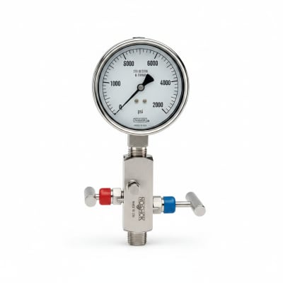 NOSHOK 25-300-600-PSI/BAR-SST-BFF-BT8