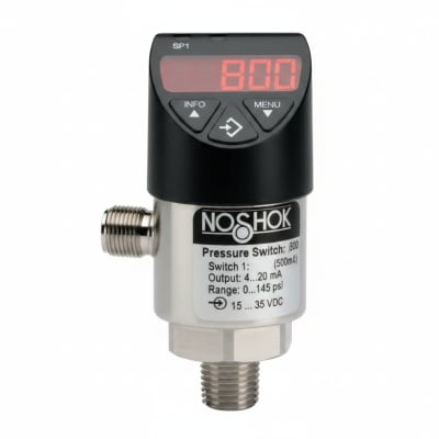 NOSHOK 25-310-160-PSI/KG/CM2-SST-MIP-BFF