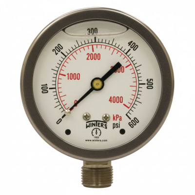 NOSHOK 25-310-600-PSI/KPA-SST-CFF-BT8-CC