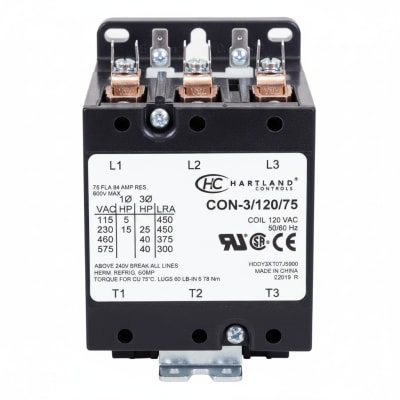 HARTLAND CONTROLS CON-3/120/75