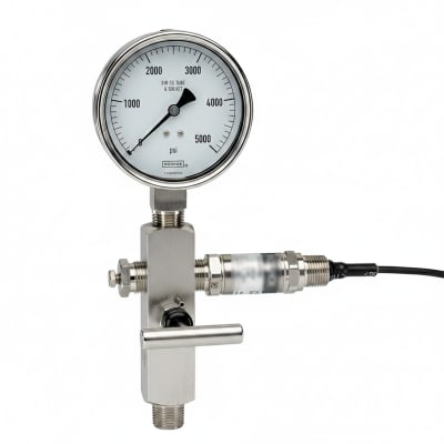 NOSHOK 40-410-1000-PSI/KPA-1/4-SG-SSRF-CC