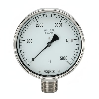NOSHOK 40-400-5000-PSI/KG/CM2-MIP-SSRF
