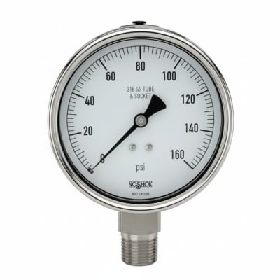 NOSHOK 40-400-1500-PSI-1/4-SG