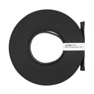 ALPHA WIRE GRP1201/8-BLACK-100