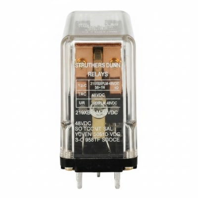 STRUTHERS DUNN RELAYS 219XBXPLM-48VDC