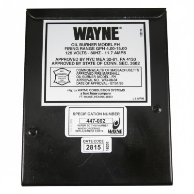 WAYNE COMBUSTION 62459-002