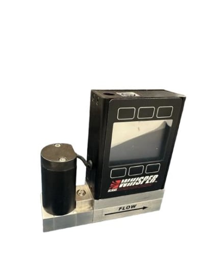 ALICAT SCIENTIFIC MCW-2SCCM-D-BV-30PSIA/10M, 10IN, GAS: AIR, RANGE: 2.5 SCCM, P1: 15 PSIG, P2: 10 PSIG, CLP