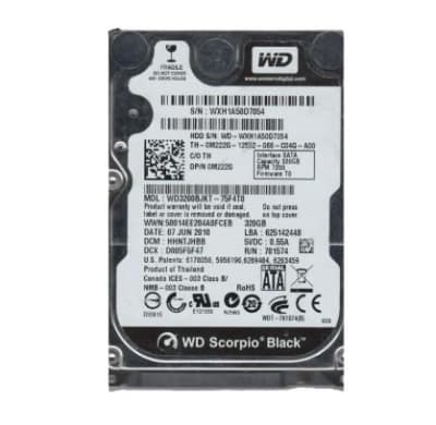 WESTERN DIGITAL WD3200BJKT-75F4T0