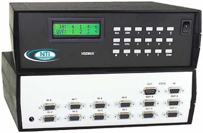 NTI NETWORK TECHNOLOGIES INC SM-8X2-15V-LCD