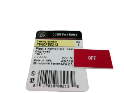 GENERAL ELECTRIC P9ACPBS213