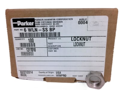 PARKER 6-WLN-SS-BP