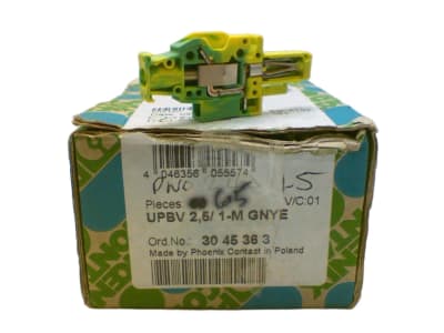 PHOENIX CONTACT UPBV 2,5/ 1-M GNYE