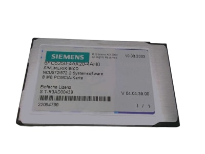SIEMENS 6FC5-250-4AX20-4AH0