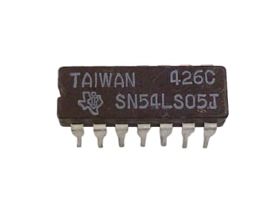 TEXAS INSTRUMENTS SEMI SN54LS05J