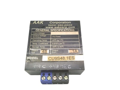 AAK CORPORATION CU9S48.1ES