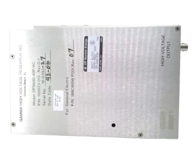 GAMMA HIGH VOLTAGE RESEARCH 100023-013