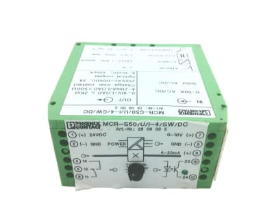 PHOENIX CONTACT MCR-S50/U/1-4/SW/DC