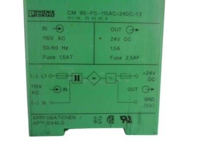 PHOENIX CONTACT CM-90-PS-110AC/24DC/1.5
