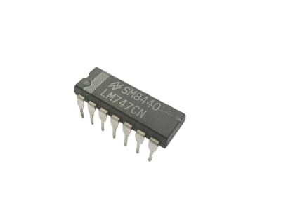 TEXAS INSTRUMENTS SEMI LM747CN