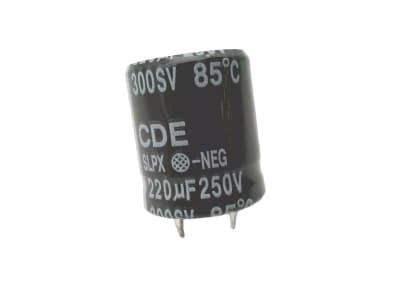 CORNELL DUBILIER SLPX221M250A1P3