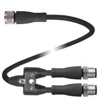 PEPPERL & FUCHS V1S-G-BK0,3M-PUR-T-0,3M-V1-G-Y